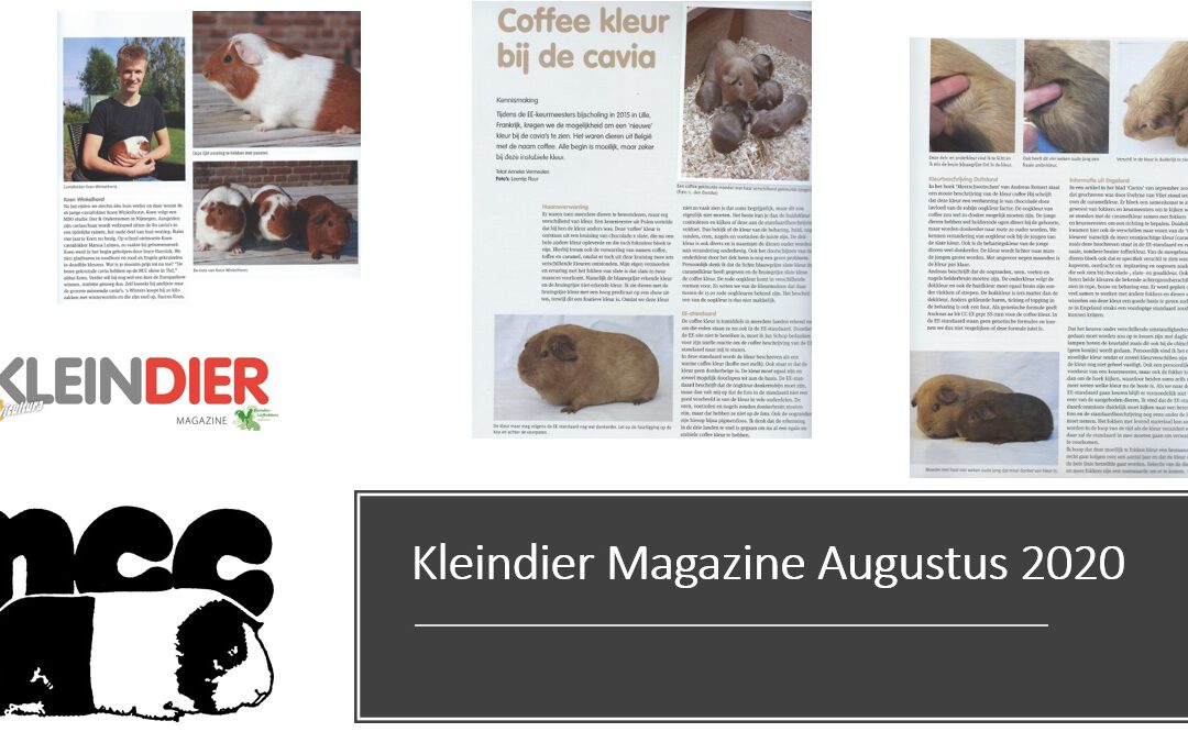 Kleindier Magazine Augustus 2020