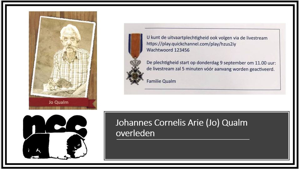 Joh Qualm overleden