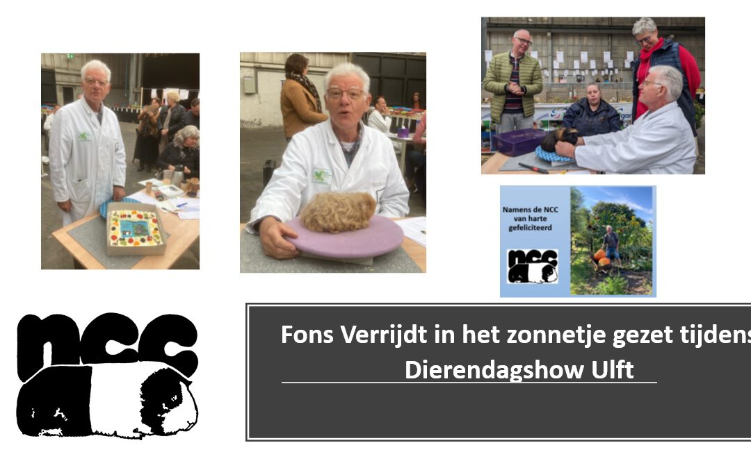 Fons Verrijdt in het zonnetje gezet tijdens Dierendagshow Ulft