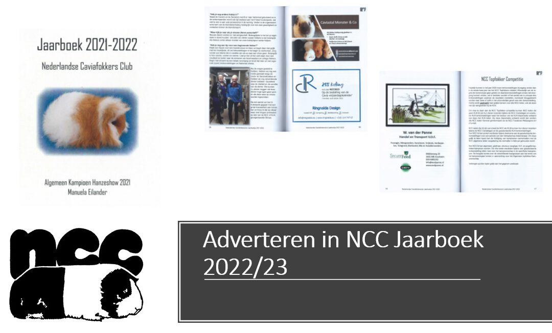 Adverteren in NCC Jaarboek