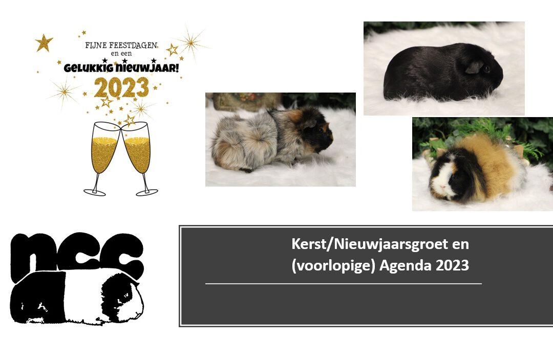 Kerst- /Nieuwjaarsgroet en agenda 2023